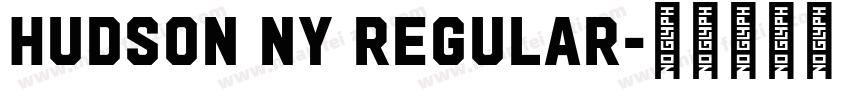 Hudson NY Regular字体转换